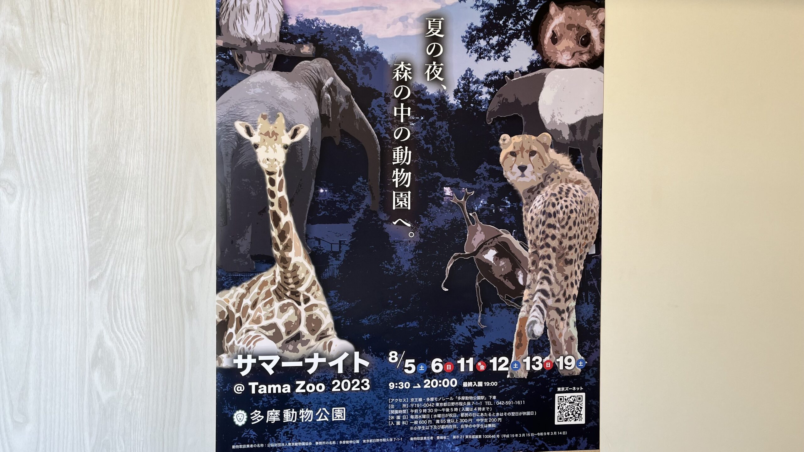 多摩動物公園ポスター